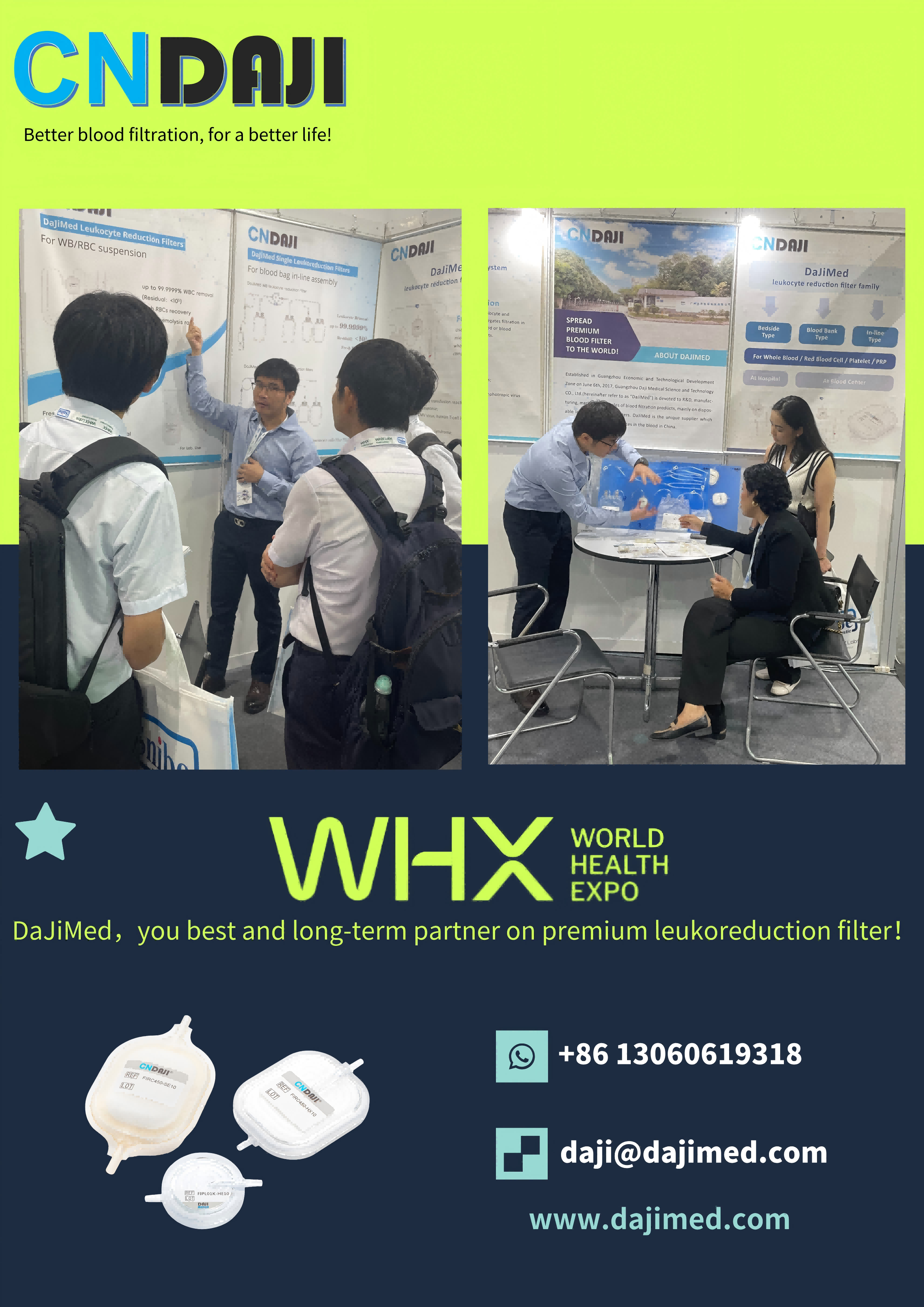 DaJiMed’s team is back energized after connecting with brilliant minds at WHX Labs Kuala Lumpur! 